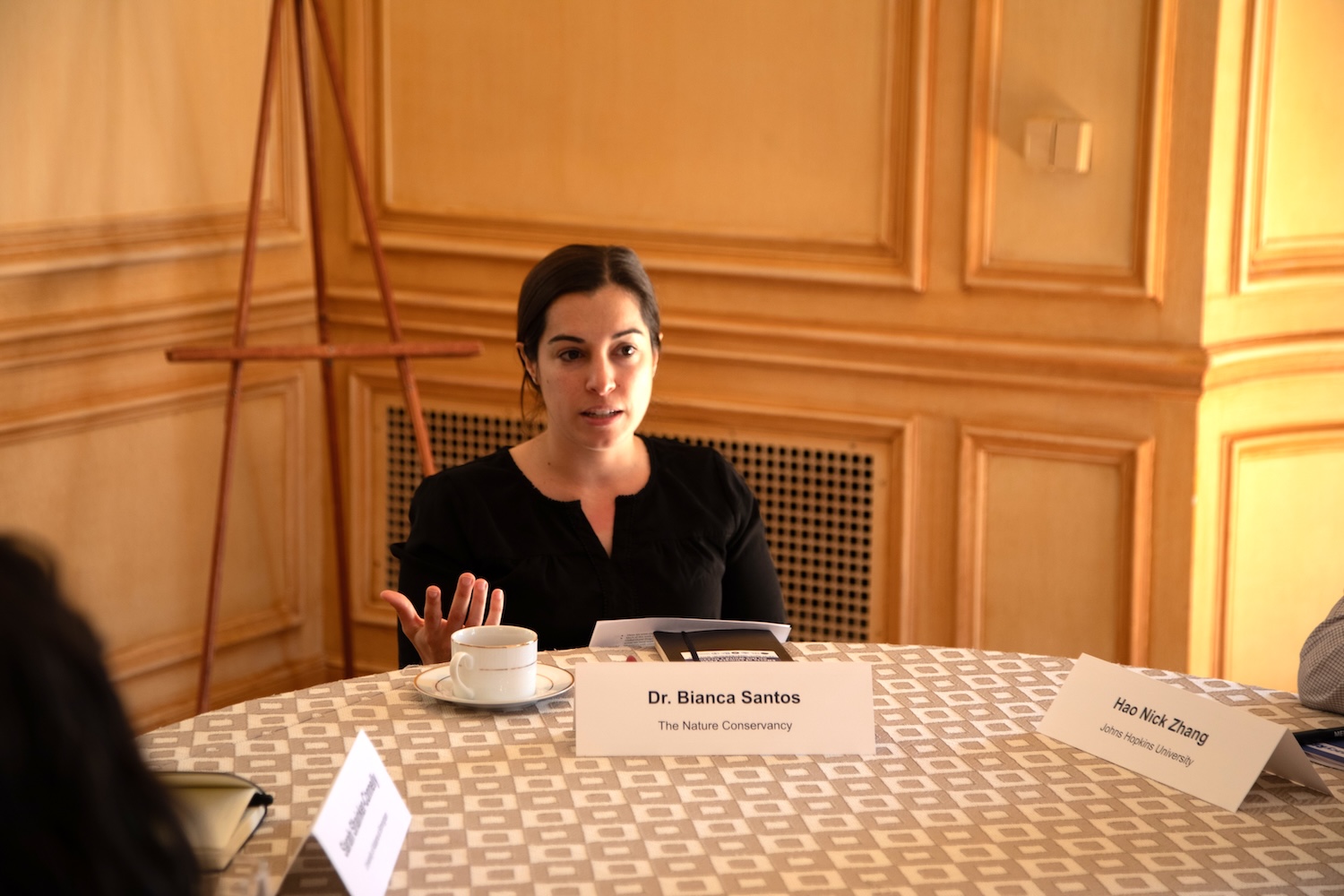 Bianca speaking at seminar