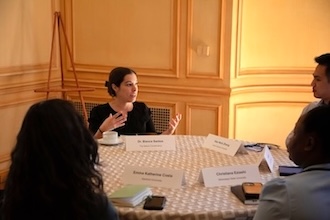 Bianca speaking at seminar